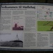 Informationstafel auf dem Møllehøj (170,86m) über die Geschichte des Hügels.