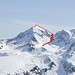 <b>Il Gaißkogel (2820 m) visto dallo Schafzoll.</b>