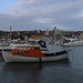 Tórshavn: Der zentrale Hafen Vestaravág und die Altstadt als Kulisse im Hintergund.