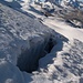 Am Allalinhorn gibt es auch Gletscherspalten ;-)