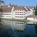 Kloster spiegelt sich im Rhein II