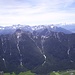 Blick von der Oberen Wettersteinspitze auf die Arnspitzen und dem Arnkopf rechts (Juni 2012)