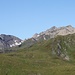 Panoramica sulla Punta di Valrossa e l'Helgenhorn o Punta di Elgio (2837 m).