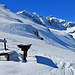nicht schlecht, heute war es aber zu kalt<br /><br />im Hintergrund er Clariden mit seiner Nordwand (wäre doch eine Idee für die nächste Tour)