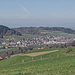 Blick über Hof Oelbach nach Oberburg