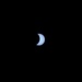 10:10 Uhr: Die Verfinsterung der Sonne durch den Mond nahm nun stets ab, Das Foto zeigt die Finsternis etwa in der Mitte zwischen drittem und viertem Kontakt.