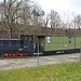 Schwarzbachbahn, Diesellok V 10 C und Zugführerwagen