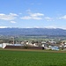 Aarberg, die Zuckerfabrik unten links