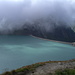 Der eingenebelte Griessee. SF Meteo: "ganze Schweiz wolkenlos"........