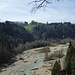 Blick auf die Sense von der Ruine Grasburg. 