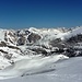 Blick vom Monte Castello nach Norden zur Fanes Alpe, rechts die Pareispitze