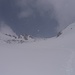 Aufstieg zur Fourcla Agnel - Aufhellungen und Schneefall