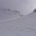 Im Val Bever unterhalb der Jenatschhütte endet die Abfahrt...