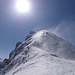 Auch am Grat zum Piz Agnel tobt der Sturm - und das bei Eiseskälte