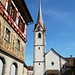 Stadthaus und Kirche von Stein am Rhein