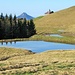 Scenografiche pozze d'acqua nei pressi dell'Alpe Colonno.
