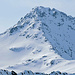 Das Füela-Wisshorn im Zoom - gut sichtbar die Querung über den Jörigletscher