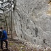 Die beeindruckende Felswand bei der Alte Bättlerchuchi.