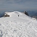 letzte Schritte auf den Gipfel Blüemberg