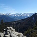 Am Gipfel mit Blick ins Wettersteingebirge