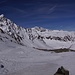 Auf der Forcla d' Agnel etwas unterhalb 3000 Meter. Sicht ins obere Val Bever.