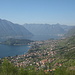 Blick über Tremezzo nach Süden<br />die drei dort hatte ich  eine Woche zuvor auf einer [tour92746 Rundtour] besucht