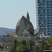 "La Balena" opera in bronzo di Frank Gehry nel Porto Olímpic