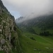Plateau de Teselalp depuis le sentier qui monte à Wildhuser Schafboden