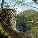 Die Ruine Königstein mit dem Acheberg