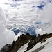 Wolkenfenster in die Ötztaler Alpen.