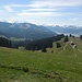 Blick zu den Innerschwyzer Alpen