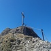 letzte Meter hinauf zum Gipfel des Brunnenkopfs