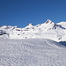 Dall'Alpe Vannino visuale a SSW: Pizzi della Satta, Monte Minoia e Punta della Scatta
