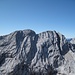 Der zweigipfelige Hochblassen von der Alpspitze - kaum besucht, denn der <br />Jubiläumsgrat biegt vorher links ab