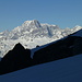 Grandes Jorasses und Mont Blanc von Grande Penna