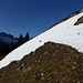 Schneefeld unterhalb Alp Sigel
