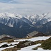 Blick über die Oberhütten zu Weissenbacher Skitourenzielen