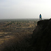 Les rochers du sommet du Nalambu. Vue sur la brousse du Sahel.