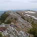 Blick vom Gipfel zurück zum Hochplateau