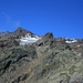 Blick zur hintere Eggenspitze, der Anstieg erfolgt rechts an dem markanten Felsspitz vorbei