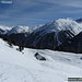L'Alp Muntatsch osservata dal sentiero per la vetta...