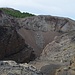 Abgründe - der erste Vulkankrater auf der "Ruta de los Volcanos", in dem man relativ gut hinein sehen kann