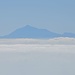 Der Teide auf Teneriffa (3718 m), höchster Berg Spaniens und im Zoom nicht mehr ganz so weit entfernt
