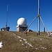 Die technischen Anlagen der Radarstation der Skyguide auf dem La Dôle