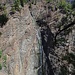 Der größte Wasserfall La Palmas, die Cascada de La Fondada auf ca. 1070 m Höhe. Das Wasser stürzt ca. 100 m in die Tiefe.