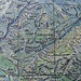 Auszug aus dem alten Kartenblatt Nufenenpass 1: 50'000 - Blatt 265 - Ausgabe 1956. Bis zu der Stelle wo der Weg den Fluss überquert bin ich gegangen.