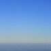 Aussicht in den Abendstunden von der Signalkuppe / Punta Gnifetti (4554m) über die Poebene wo der Horizont mit dem Himmel verschmilzt.