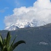 In Menaggio zurück. Der Monte Legnone nun in Wolken gehült