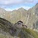 Die Darmstädter Hütte (2384 m), unser Nachtquartier