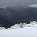 Der Gletscherabbruch in der Nähe der Tierberglihütte
